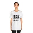 thumbnail image 4 of Unisex Jersey Short Sleeve Jesus The Real MVP of Christmas T-Shirt, 4 of 10