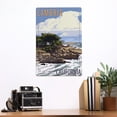 thumbnail image 2 of Cambria, California, Rocky Shore (12x18 Aluminum Art, Indoor Outdoor Metal Sign Decor), 2 of 5
