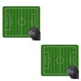 thumbnail image 1 of Seitruly Alfombrilla de ratón para juegos de campo de fútbol de 24x20CM para hombres y niños, alfombrilla de ratón de goma para juegos, alfombrilla Verde blanco 24*20 CM 2piezas, 1 of 5