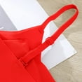 thumbnail image 5 of Comfy Bras for Women, Audhol Sports Bra Ice Elastic Gathering Fashionable Underwear without Ring Vest Seamless Bra Red XL, 5 of 5
