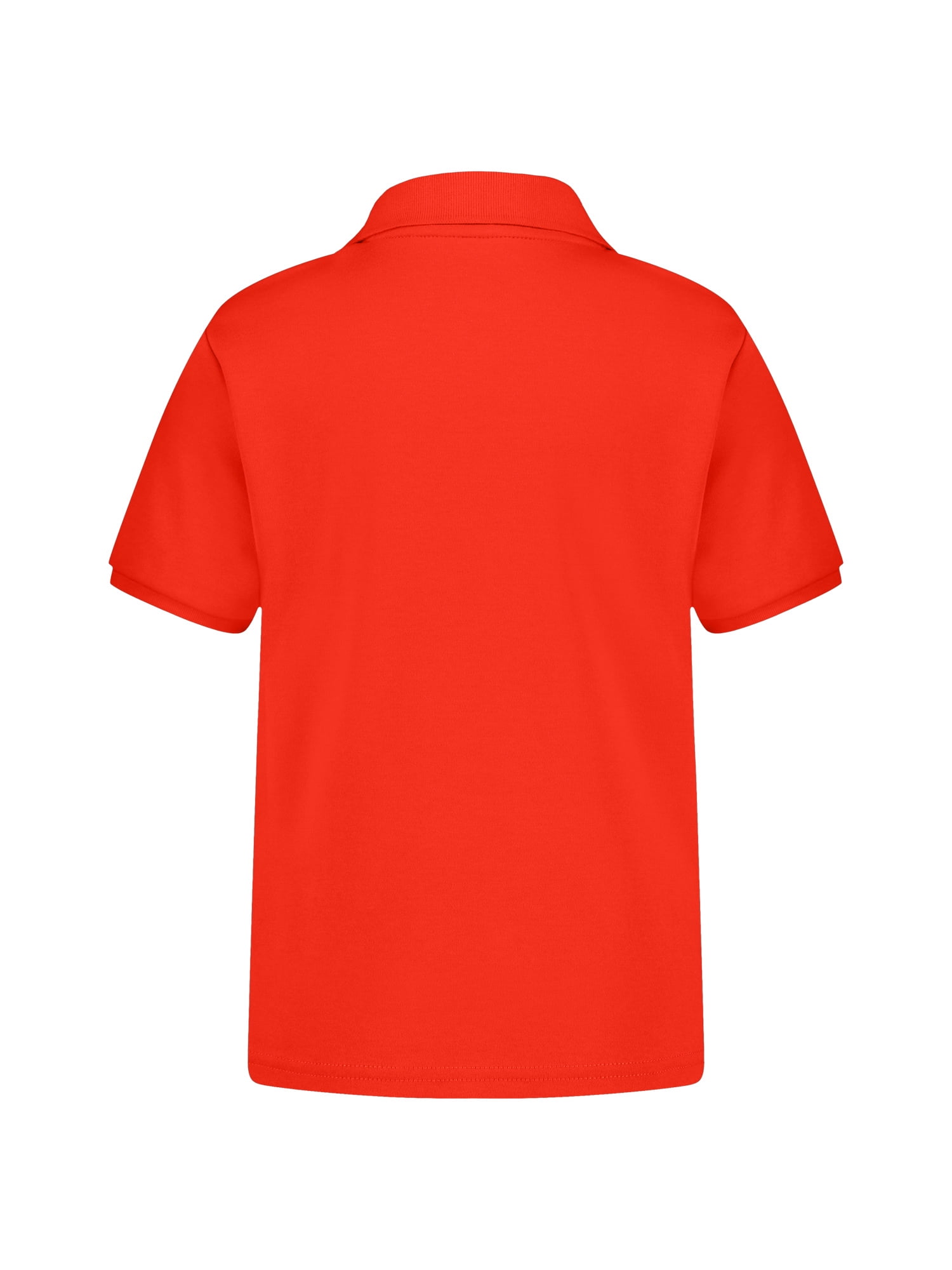Wonder Nation Girls Polo Shirt with Short Sleeves, Sizes XS-XXL