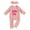 Pink, variant on BemeyourBBs Newborn Baby Girl Lilttle Sister Outfit Lil Sis Romper Long Sleeve Embroidery Letters Jumpsuit with Headband Cute Infant Spring Fall Winter Clothes