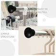 thumbnail image 3 of AURARMLET Curtain Finials Ends Only Black PP 4Pcs, 3 of 8