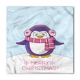 thumbnail image 1 of Christmas Bandana, Penguin's Scarf Earmuffs, Unisex Head and Neck Tie, by Ambesonne, 1 of 2