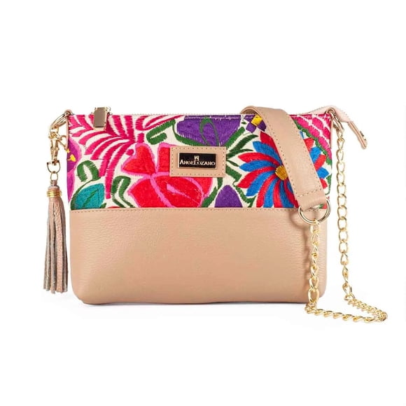 Bolso Tipo Crossbody AngeLozano Modelo Arena Telar