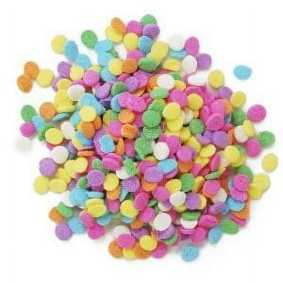 Pastel Sequins 6 oz. Sprinkles Edible Cookie Cake Cupcake Decorating Confetti