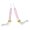 Pink, variant on NEXAVKPR Pair of Easter Rabbit Leg Hanging Ornament for Festival Home and Office Decoration