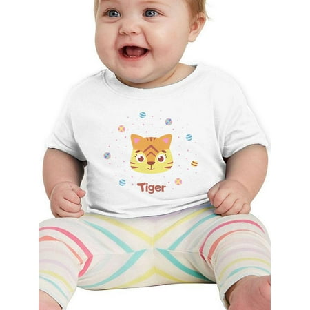 

Cute Baby Tiger Face T-Shirt Infant -Image by Shutterstock 12 Months