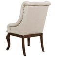thumbnail image 5 of Brockway Tufted Arm Chairs Cream and Antique Java (Set of 2), 5 of 10