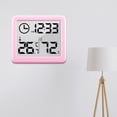 thumbnail image 4 of Reloj Digital de interior familia temperatura medidor de humedad termómetro rosa09 Gloria medidor de humedad, 4 of 9