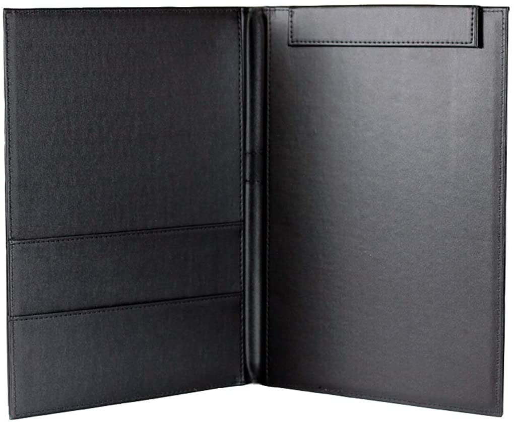 Office PU Leather Clipboard 19" X 13" A4 File Clip Portfolio Folder