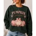 thumbnail image 4 of Coquette Pumpkin Season Sweatshirt, Cute Halloween Sweatshirt, 4 of 6