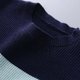 thumbnail image 4 of Gibobby Suéter Divertido de Manga Larga con Cuello Rojoondo Camiseta corta informal de manga larga a para mujer (Azul, Unitalla), 4 of 5