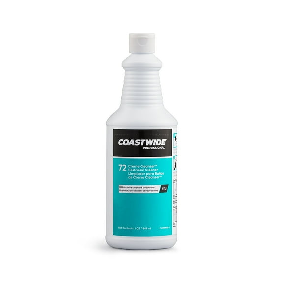 Staples Coastwide Professional Restroom Cleaner Creme Cleanser Ready To Use Mint Scent 32 Oz.