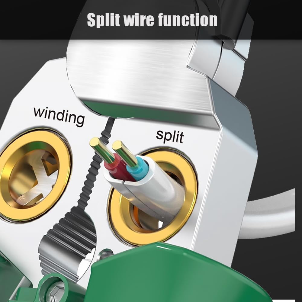 8 in 1 wire stripper with voltage tester, Electrical Wire Stripper Tool for Cutting Crimping Splitting