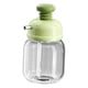 thumbnail image 2 of Dispensador de aceite de oliva, frasco líquido, botella de condimentos rellenable y hermética, transparente Verde, 2 of 9