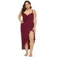 thumbnail image 2 of Uniexcosm Women Plus Size Hollow Out Bikini Cover Up Loose Beach Wear Dress, 2 of 5