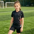 thumbnail image 6 of WAYUTE Boys Children's Football Uniform Set Quick Drying Sports Soccer Shirt for Kids Stretchy Short Sleeve Suit Casual Clothing Sets, 6 of 6