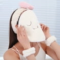 thumbnail image 3 of Coofit Serviette de Visage Réutilisable : Serviette Faciale en Polaire Corail pour la Maison, 3 of 10