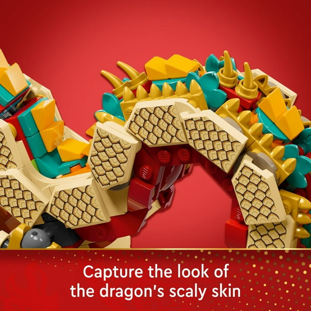 【】 Dragon LITTLE 30cm LEGO Chinese Festivals 80112 for Preschool Classroom Play