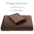 thumbnail image 4 of KITYDALK Premium Velour Velvet Duvet Cover Set - Duvet Cover (68” x 90”) & 1 Pillow Sham (20” x 26”) - 2-Piece Set - Mink, Size, 4 of 8
