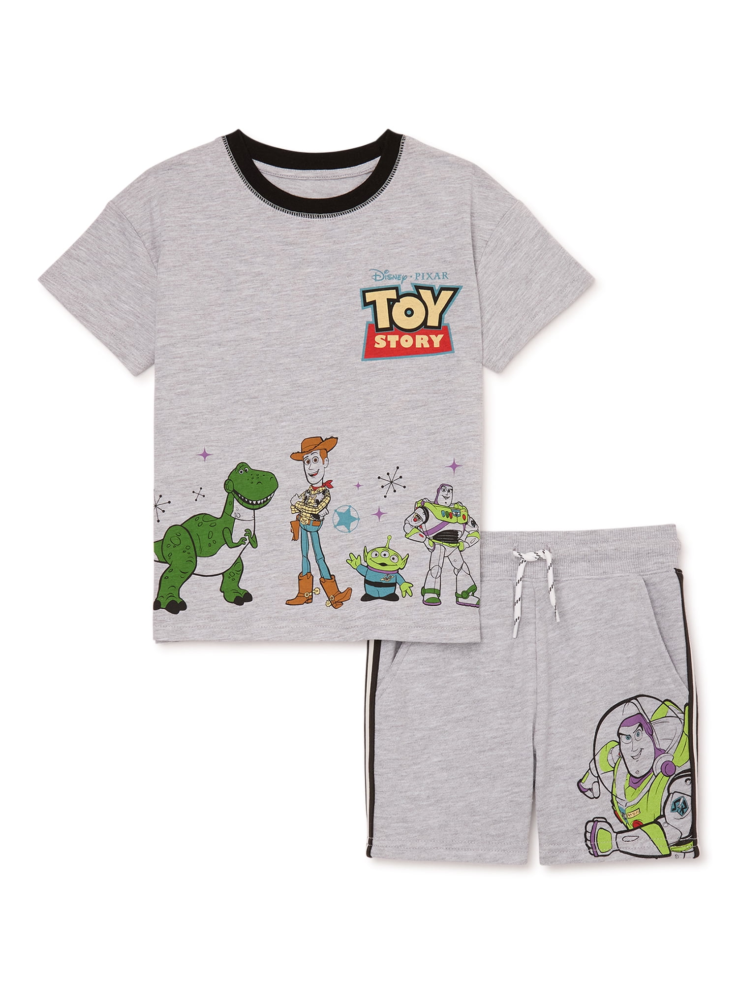 Disney Pixar Toy Story Toddler Boys Short Sleeve T-Shirt and Shorts Set, 2-Piece, Sizes 12M-5T