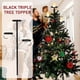 thumbnail image 4 of Black Triple Tree Topper,Triple Tree Topper Candle Holder for Christmas Decor, 4 of 5