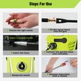 thumbnail image 6 of Electric Pressure Washer 4200PSl 2.8GPM, Foam Cannon with Hose Reel, Power Washer with 35FT Power Cord, 25FT Hose,4 Nozzles, for Cars, Driveways, Patios, Fences, Window, Garden(Green, Silver), 6 of 8