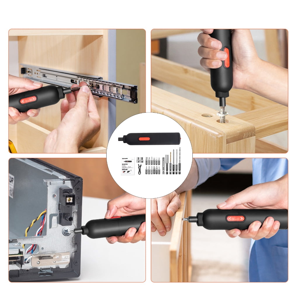 Electric Screwdriver Set 1300mAh Automatic Screwdriver for Electronics Camera Laptop Household Repair