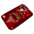 thumbnail image 1 of Christmas Rugs   Flannel Fabric Non Slip Rubber Backing Absorbent Bath Rug Home Kitchen Floor Mat, 1 of 9