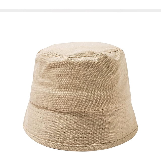 LinYooLi Bucket Hat for Women Spring Summer Suede Irregular Flat Top Bucket Cap Solid Color Fisherman Hats Outdoor Travel