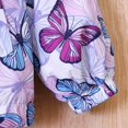 thumbnail image 6 of MHZLDYZ Girls' Clothing Sets Winter Toddler Girl Hooded Butterfly Print Fleece Coat for 1 To 6 Years 6T Girls Clothes Outfits for Girls 10-12 Girls Outfits Size 7/8(Purple,130), 6 of 6
