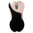 thumbnail image 3 of Sholeno Toddler Girls Sparkly Ballet Dance One Piece Outfit Tank Unitard Tumbling Biketard Gymnastic Leotard Black 16, 3 of 6