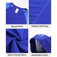 thumbnail image 3 of Charmo Mens Short Sleeve Gradient Swim Shirts Quick Dry UPF 50+ Sun Protection Rash Guards Running Hiking Swimming Tops, 3 of 9