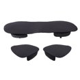 thumbnail image 2 of Cojines protectores universales para silla de coche Sharpla Fundas de asiento de lino transpirables Negro, 2 of 8