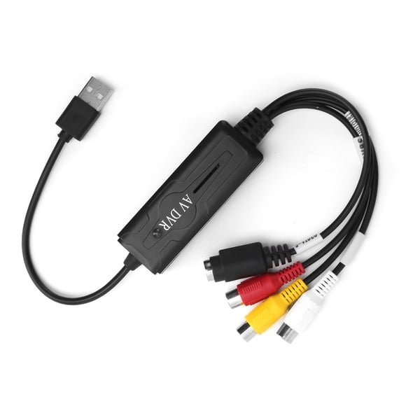 Video Digital Converter, Audio Video Acquisition Card Adapter USB 2.0 Video Converter Support For Global Video Systems For Home For Office