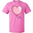 thumbnail image 3 of Inktastic Pink Balloon Heart T-Shirt, 3 of 5