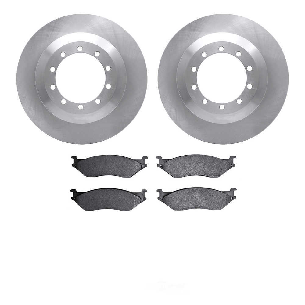 Dynamic Friction Company 6502-99414 DFC Brake Rotor with 5000 Advanced Brake Pads