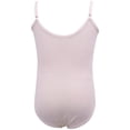 thumbnail image 3 of Girls Camisole Ballet Leotard, Adjustable Straps, Full Front Lining, Soft Cotton Dancewear for Ballet & Gymnastics, 3 of 5