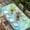 Green Blue, variant on Blue Beige Ombre Coastal Table Cloths for 4 Foot Rectangle Tables, Nautical Beach Starfish Coral Summer Patio Waterproof Elastic Fitted Tablecloths, Washable Rectangular Table Cover for Camping
