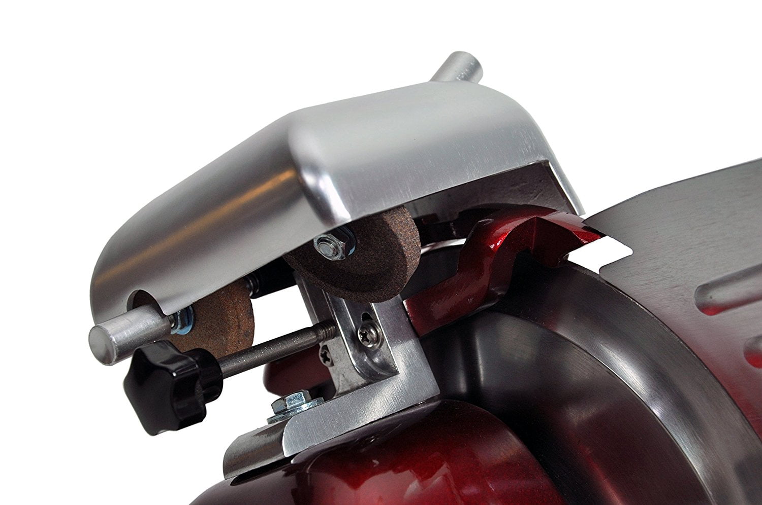 KWS Premium 200w Electric Meat Slicer 6 Frozen Meat Deli Slicer Coffee Shop/restaurant and Home Use Low Noises (Silver) by KitchenWare Station KWS KitchenWare Station KWS 200W Electric Meat Slicer 7.67-Inch