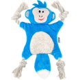 thumbnail image 1 of Stuffless Dog Toys for Puppy, Crinkle Squeaky Dog Chew Toys Squirrel Plush Dog Toy with Rope Knots for Small Dogs (Squirrel), 1 of 3