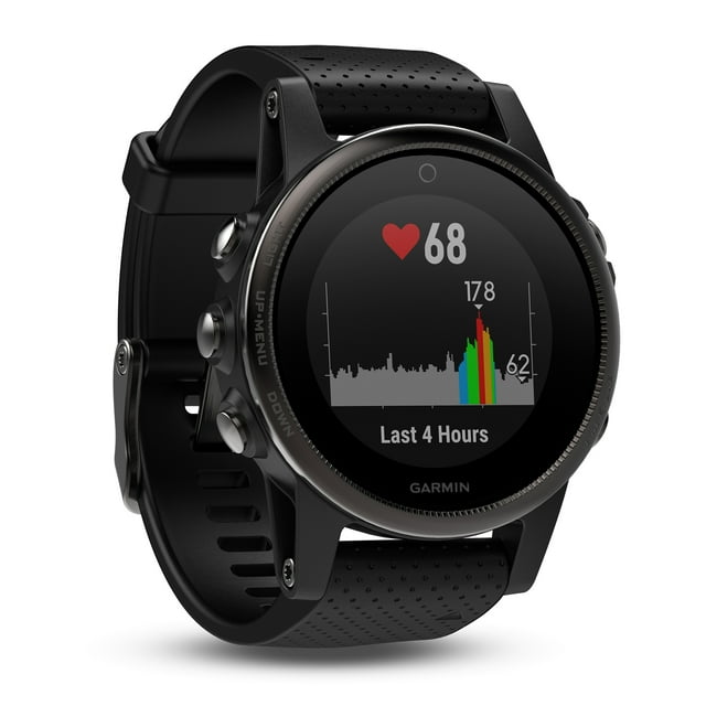 Restored Garmin Fenix 5s Sapphire Premium 42mm Smartwatch, Black ...