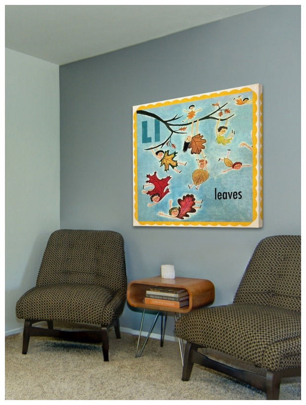 Marmont Hill "Leaves" by Curtis Painting Print on Canvas