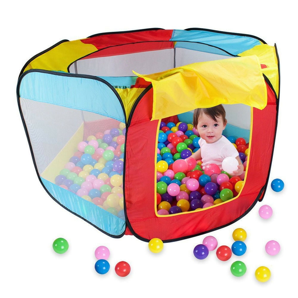 Folding Portable Playpen Baby Play Yard With Travel Bag Indoor Outdoor Safety 