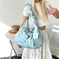 thumbnail image 5 of Hsqqdc Bowknot Design Crossbody Underarm Bag, Sweet Pleated Shoulder Shopping Handbag, 5 of 7