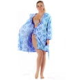 thumbnail image 2 of Casual Nights Women's Stars Fleece Hooded Bathrobe Robe, 2 of 5