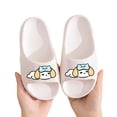 thumbnail image 4 of Fnooota Boys Slide Sandals, Slip On Bathroom Non Slip Open Toe Summer Shoes White Size 13-13.5(Little Kids)（Little Kids), 4 of 4