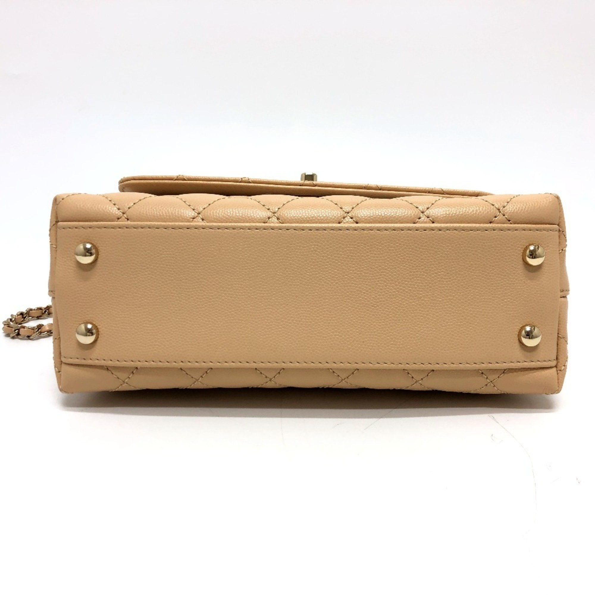 Pre-Owned CHANEL A92990 Matelasse Coco Handle XS Bag Shoulder