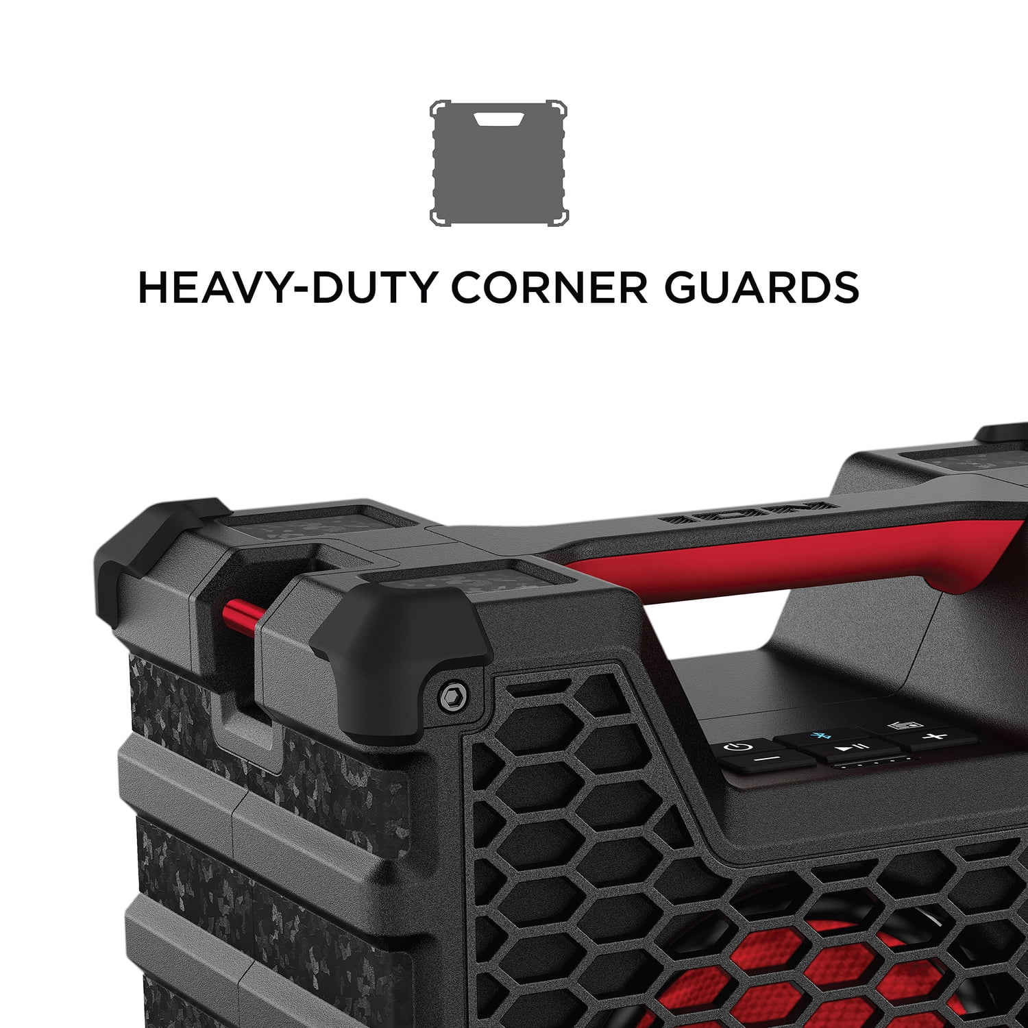 ION Tailgater Tough Rugged Portable All-Weather Wireless Speaker, Black, TLGATERTGHXUS